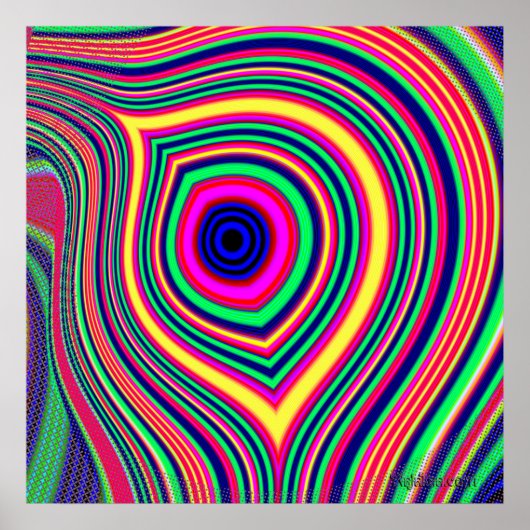 "Im Bereich der wissenschaftlichen Beobachtung" Poster (Vorne)