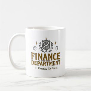 Im Bereich Finanzen Vertrauen - Individuelle Name Kaffeetasse