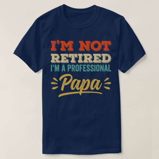 Im Beruflichen Papa1 T-Shirt (Design vorne)