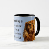 Im Besitz einer Ruby Cavalier King Charles Spaniel Tasse (VorderseiteRechts)