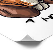 Im Besitz eines Basset Hound Poster (Ecke)