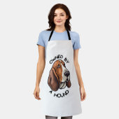 Im Besitz eines Basset Hound Schürze (Getragen)