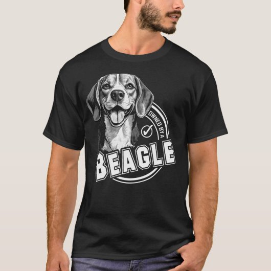 Im Besitz eines Beagle T-Shirt (Vorderseite)