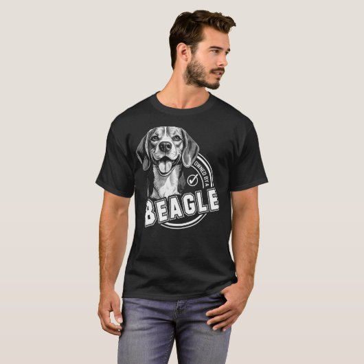 Im Besitz eines Beagle T-Shirt (Vorne ganz)