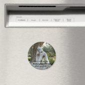 Im Besitz eines Bedlington Terrier Magnet (In Situ (Geschirrspüler))