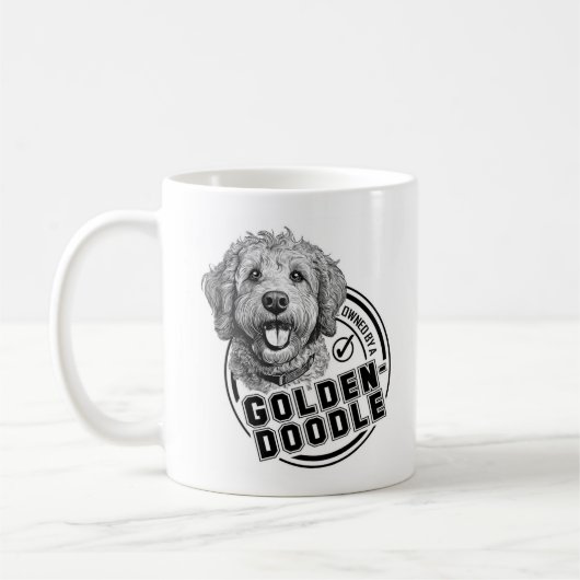 Im Besitz eines Goldendoodles Kaffeetasse (Links)