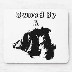 Im Besitz eines Grenzgängers Collie Funny Dog Mousepad