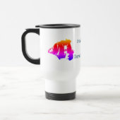 Im Besitz eines Grenzgängers Collie Funny Dog Reisebecher (Links)