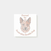 Im Besitz eines Helfers (rot) Post-it Klebezettel (Vorderseite)