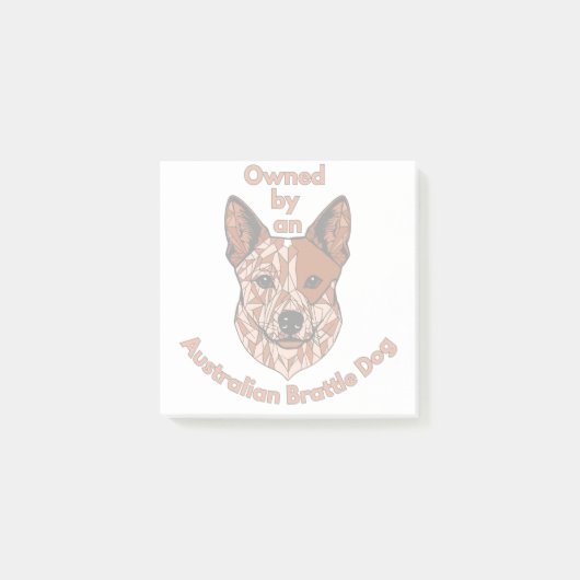 Im Besitz eines Helfers (rot) Post-it Klebezettel (Vorderseite)