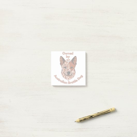 Im Besitz eines Helfers (rot) Post-it Klebezettel (Auf Schreibtisch)