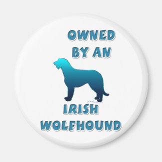 Im Besitz eines irischen Wolfhound Magnet