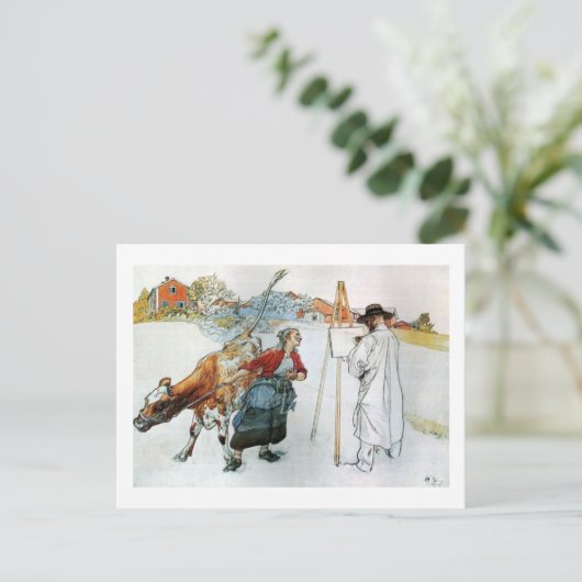 Im Betrieb Postkarte (Stehend Vorderseite)