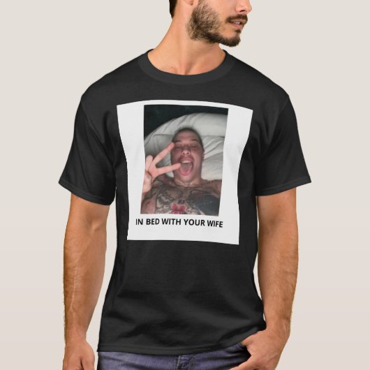 IM BETT MIT IHRER EHEFRAU - Pete Davidson Chiffon T-Shirt (Vorderseite)