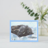 Im Bett Postkarte (Stehend Vorderseite)