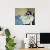 Im Bett von Federico Zandomeneghi Poster (Heimbüro)