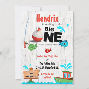 Im BIG One stehen! Erster Geburtstag Einladung