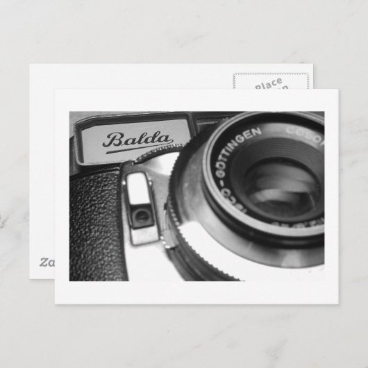 Im Bild Postkarte (Vorne/Hinten)