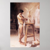 Im Bildhauerstudio Poster (Vorne)