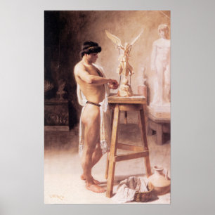 Im Bildhauerstudio Poster