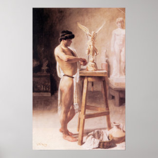 Im Bildhauerstudio Poster