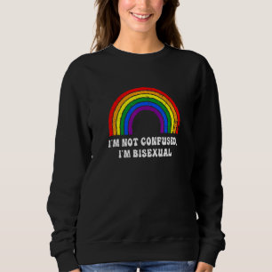 Im Bisexual Rainbow Lgbt Community bin ich nicht v Sweatshirt