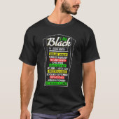 Im Black Every Month Power Fist Cool African Ameri T-Shirt (Vorderseite)