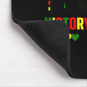 Im Black History Month Afroamerikanische Afrodeuts Mousepad (Ecke)