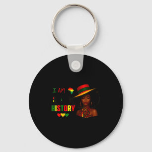 Im Black History Month Afroamerikanische Afrodeuts Schlüsselanhänger