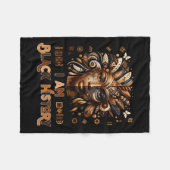 Im Black History Month Pride Melanin African Women Fleecedecke (Vorderseite (Horizontal))