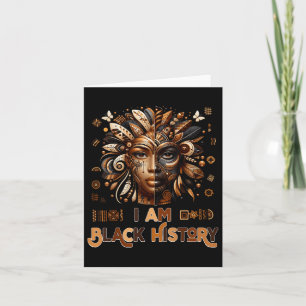 Im Black History Month Pride Melanin African Women Karte