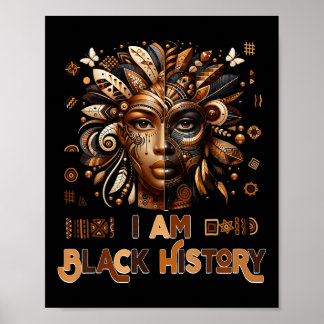 Im Black History Month Pride Melanin African Women Poster