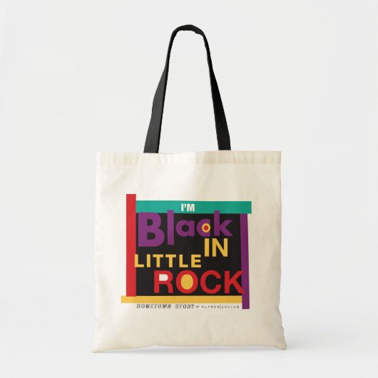 I'm Black In Little Rock Tragetasche (Vorne)