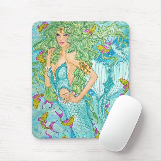 Im Blau Mousepad (Mit Mouse)