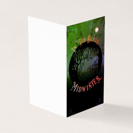 Im bleak, mitten im Winter (Vorderseite)