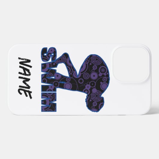 Im Block schwimmen iPhone Hülle (Rückseite (Horizontal))