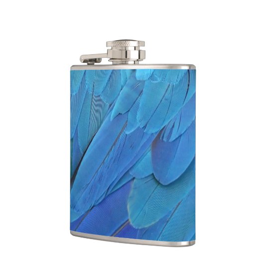 I'm blue - cool feather design  flachmann (Links)