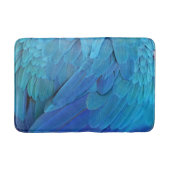 I'm blue - Macaw feathers Badematte (Vorderseite)