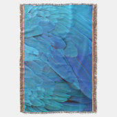 I'm blue - Macaw feathers Decke (Vorderseite Vertikal)