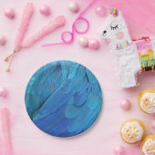 I'm blue - Macaw feathers Pappteller (Party)