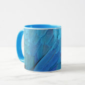 I'm blue - Macaw feathers Tasse (Vorderseite Links)