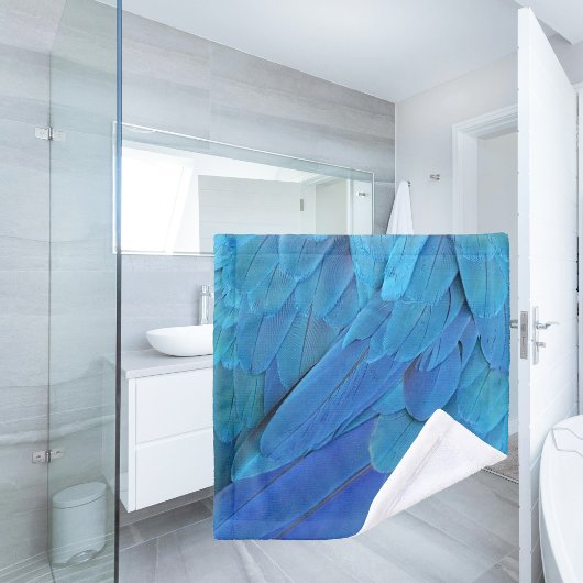 I'm blue - Macaw feathers Waschlappen