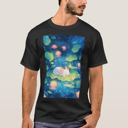 Im Blume-Teich Axolotl Sweet Escape T-Shirt (Vorderseite)
