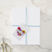 Im Blut - herzförmige Blüte Geschenkanhänger (Mit Garn)