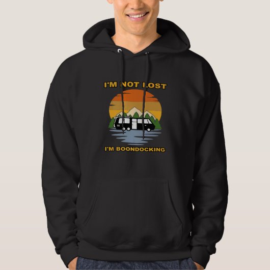 Im Boondocking Camper Camp Boondock Ca Hoodie (Vorderseite)