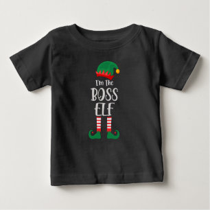 Im Boss Elf passt Weihnachten Baby T-shirt