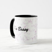 Im Bossy so Abkommen Tasse (Vorderseite Links)