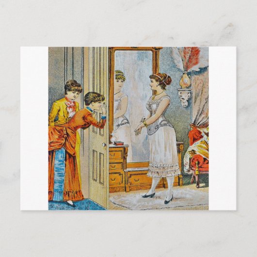 Im Boudoir Postkarte (Vorderseite)