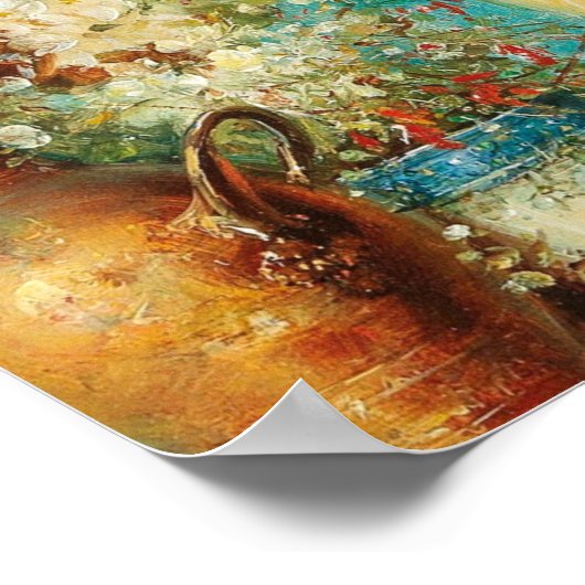 Im Boudoir von Hans Zatzka - Poster (Ecke)