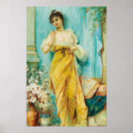 Im Boudoir von Hans Zatzka - Poster